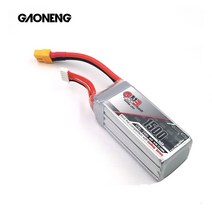 가오능 1550mAh 14.8V 120C 4셀 RC 드론 배터리, 1550mAh 4S 120C XT60