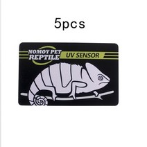 UVB 테스트 카드 파충류 UV 수명 효과 측정 분석 도구 자외선 측정기 10 초 감지, 02 5pcs