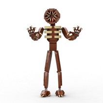 로블록스 도어즈 MOC Rainbowed 회원 공포 블랙 블루 맨 몬스터 빌딩 블록 세트 밈 Brickheadz 피규어 캐릭터 친구 완구 브릭, [09] 388PCS