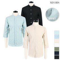 엠포르스 차이나카라 7부 린넨셔츠 S664IN