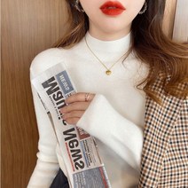 보들보들 여성목니트 반목니트티셔츠 8컬러 봄맞이 아우터