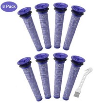 다이슨 호환 V8 및 V7 무선 진공 청소기 프리 필터 포스트 Hepa 교체품, [06] 9pcs