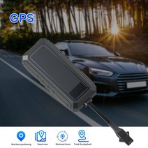 GPS 자동차 탐지기 실시간 찾기 장치 App 트랙 재생 원격 제어 차량 차량용 도난 방지, Black