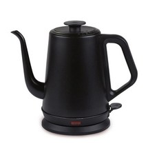 1.5l 전기 주전자 빠른 가열 끓는 커피 주전자 가정용 온도 냄비 304 스테인레스 스틸 라이너 온도계 220v, 스타일 2-블랙, 유럽 ​​연합