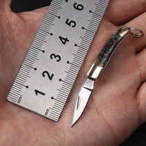 다이빙칼 실외 소형 칼휴대 예리 접이식칼 호신용칼 경도 과일칼 칼날갈기 열쇠고리 작은칼, 아베 숫돌 + 칼유 포함