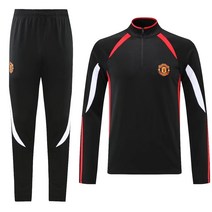 맨유 블랙 하프집업 축구트레이닝복 유니폼 R323