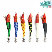 [비블랙] 한치 이즈킬러 이카메탈 전체축광 한치낚시, 블랙노랑땡땡, 80g