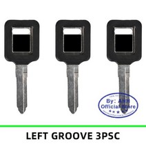 AHH 오토바이 교체 키 가와사키 ZZR250 ZZR400 ZXR250 ZXR400 ZRX400 KDX 250 ZXR 4000 용 언컷, 3pcs Left, 3pcs Left