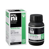 일동제약 마이니 멀티비타민 종합비타민 종합 활력 멀티맨 60정 1박스, 1개