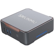 SNUNMU 그레이 GK3V 미니 PC (인텔 셀러론 J4125 Windows11 포함), RAM-8GB SSD-128GB