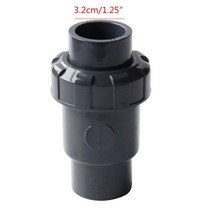 PVC 파이프 피팅 체크 밸브 배관 시스템 20mm 32mm 드롭 쉬핑, 03 DN25