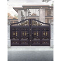 철제 폴딩대문 단독주택 전원주택 시골 철재 자동 대문 현관문, 주문제작