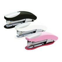 [이노토] 소프트그립스테플러 PS-11S (10호침/블랙 핑크 화이트), 색상:[2334530]핑크