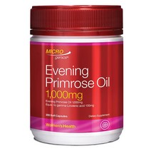 마이크로제닉스 이브닝 프림로즈 오일 Microgenics Evening Primrose Oil 1000mg 호주 영양제 200정, 기본, 기본