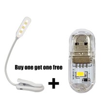 장스탠드 거실스탠드 식물등스탠드 ANKS Buy USB 충전식 독서등 3 단계 차가운 흰색 일광 휴대용 유연한 이지 클립 야간 램프 1 개, [01] Black