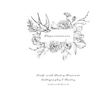 (영문도서) Eloquentessence: Craft with Poetry Presents Calligraphy & Poetry Paperback, Blurb, English, 9798211996090
