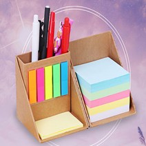 사무용품 포스트잇 연필꽂이 큐브박스
