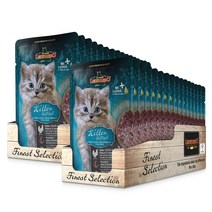 레오나르도 캣 고양이 습식 파우치 85g x32개, 키튼 폴트리 파우치 85g x32개