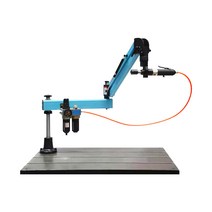 에어탭핑기 용수 탭핑기 파이프 탁상 공압미싱기, 1미터 공압식 M3-M12 세로형