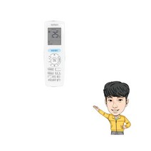 대우위니아 벽걸이 에어컨 리모컨 16 ERV11BBH WRV16BBH ERV07BBH