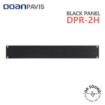 DPR-2H 도안파비스 2구공판넬 블랭크판넬 PA시스템