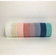 쉬폰 레이스 원단 끈 포장용 레이스 리본끈 3cm / 4cm 레이스리본 1롤 45m 파스텔톤 7색상, 베이비핑크