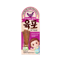 [아이배냇] 아기간식 싱가폴식 꼬마 육포 4종 이유식, 6개, 꼬마육포 닭가슴살