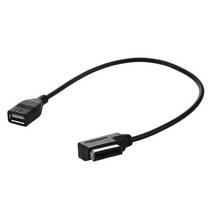 Audi VW 음악 인터페이스의 경우 MDI MMI AMI to USB 케이블 데이터 동기 충전 어댑터, 하나, 보여진 바와 같이