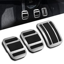 미끄럼 방지 패드 MT 브레이크 가속기 가스 FULEL 클러치 페달 커버 맞 푸조 3008 4008 5008 2017 부품, 기본