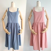 YZI303007원피스 앞치마/북유럽 앞치마/주방 모던 앞치마, 03 땡땡이 앞치마 그린