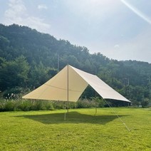 메종 드 브리즈 L 면타프 캠핑 대형타프 감성, 베이지