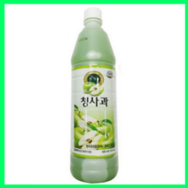 청솔 청사과 음료베이스 / 과일원액, 7개, 835ml