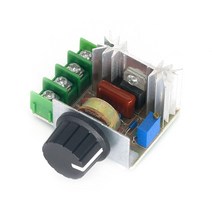 전기 전력공급장비 AC 220V 2000W SCR 전압 조정기 온도 전자 모듈 조광 모터 속도 컨트롤러 2 개, 01 1 pcs