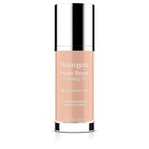 뉴트로지나 Neutrogena Hydro Boost 히알루론산 함유 하이드레이팅 틴트 경량 워터 젤 포뮬라 보습 오일 프리 및 논코메도제닉 리퀴드 파운데이션 메이크업 135 체스트, 1 Fl Oz (Pack of 1)뉴트로지나, 020 Natural Ivory