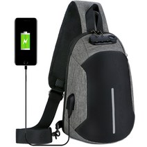 도난방지 가벼운 여행용 남자크로스백 슬링백 메신저백 VZ05