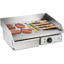 독일 로얄케이터링 전기 그릴 플레이트 푸드트럭 바베큐 순대볶음 생선 고기 구이 300도, RCEG-55