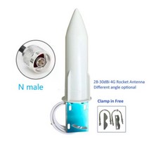 야외 GSM 3G 옴니 30dBi Wifi Celling 공중 Lte 4g 로켓 안테나 1M 피더 sma/N 커넥터 1PCS, 05 5m  N male