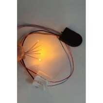 사전 유선 0402 Smd led 3v 10 색 30cm 연결 와이어 취미 키트 철도철도스타십건담 조명 5 개 279521, 0402yellow