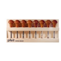 스위스명품 pfeil 페일 -팜카빙툴세트 B8ERA B8ERB- 조각도 조각칼 조각도구 목공칼 나무 목공끌, 1세트