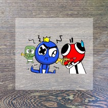 추위에서 지켜주는 레인보우 프렌즈 다림질 패치 핫 전송 의류 만화 DIY 봉제 가방 장식 스티커 생일 선, 10 9_01 6-8cm