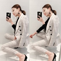 주연 여자 정장세트 오피스룩 치마 바지 슬림핏 HD-967