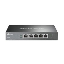 TPLink MultiWAN 유선 VPN 라우터 | 4 기가비트 WAN 포트 SPI 방화벽 SMB 오마다 SDN 통합 로드 밸런싱 라이트닝 보호 제한 수명 TLR605 갱신