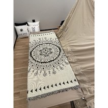 담요 캠핑 멕시칸 몽골 후드 블랭킷 에스닉 보헤미안