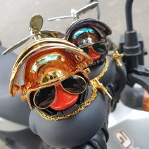 블랙 러버덕 6종류 풀구성 바이크 자전거 킥보드 유모차 오리 씽씽카 바람개비 악세사리 벨 삑삑이 악세사리 튜닝 헬멧 프로펠러 핵 인싸 아이템 추천 동호회 모임 선물, 핑크 헬멜 러버덕