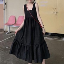 여름 시원한 나시 롱원피스 휴양지룩 휴가룩 편한옷