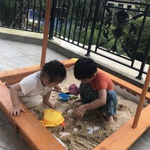 베란다 모래놀이장 마당 야외 모래놀이 천막 세트 놀이공간 모래놀이터, 1.2m 모래놀이장
