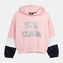 타미힐피거 주니어 포포버 후드티셔츠 TGFEB08S669 핑크