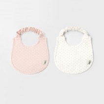 메르베 도로시 아기턱받이 침받이 사계절용 2Color, 인디핑크/