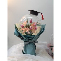 꽃방서재 졸업 꽃다발 꽃풍선 레터링풍선 입학 생일, 03.핫핑크튤립혼합