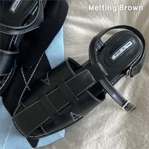 로즈블로썸 멜팅브라운 여성 캐주얼 스트랩 피셔맨 샌들 2.5cm (8970507)